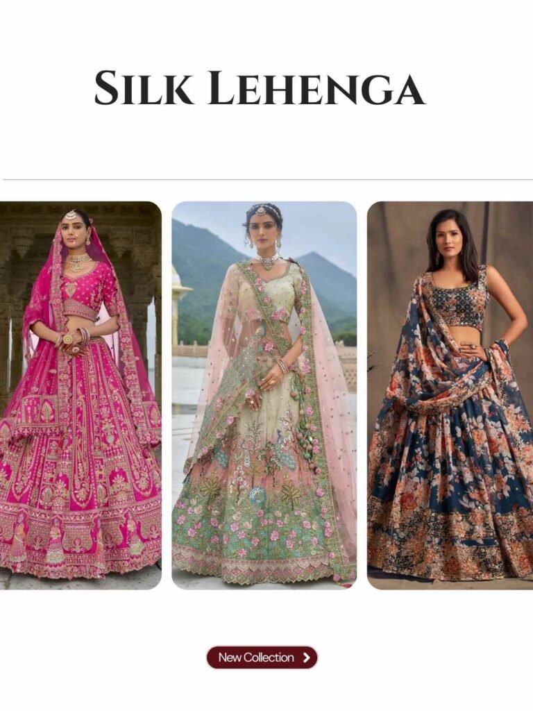 silk-lehenga