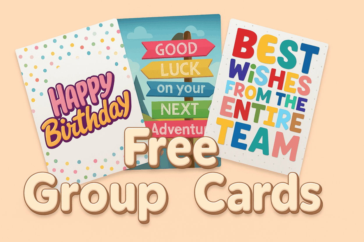 group greeting cards