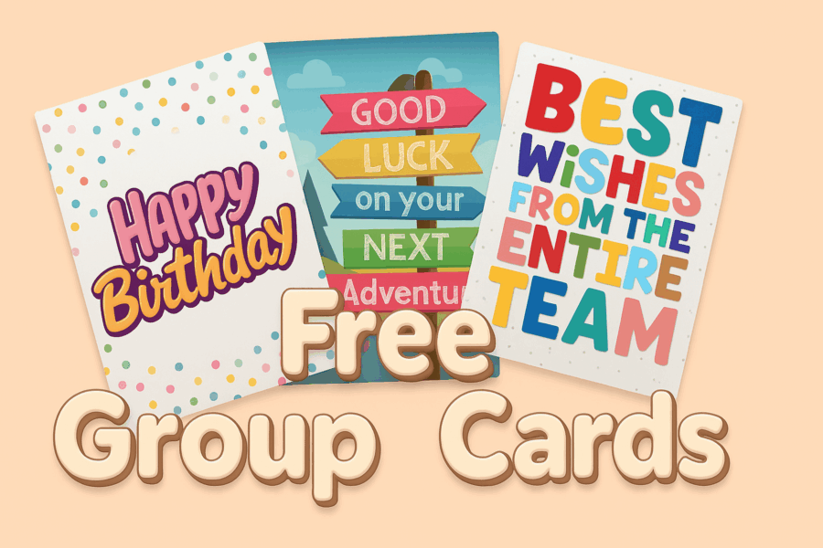 group greeting cards