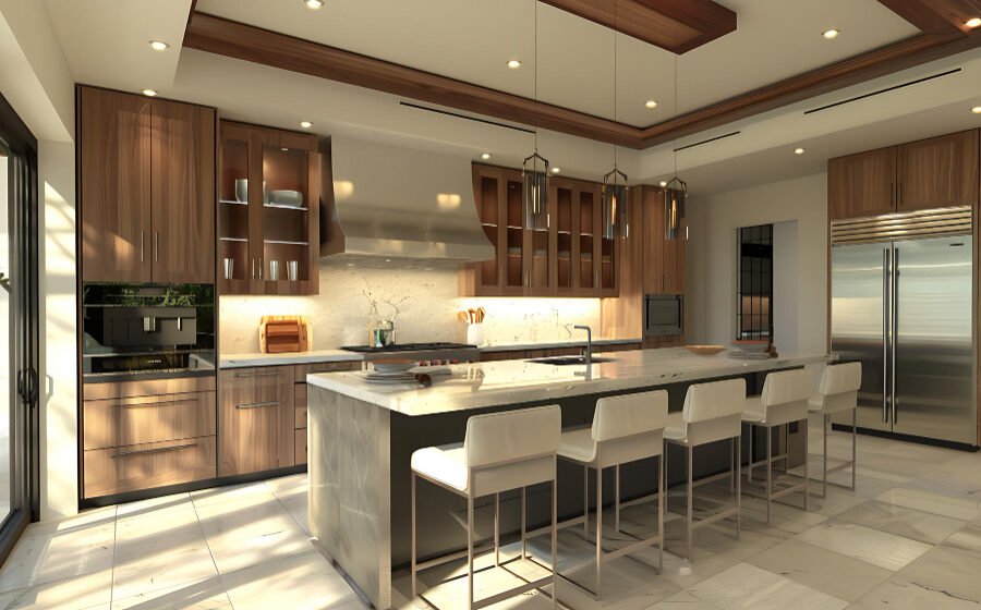 High-end condo Kitchen