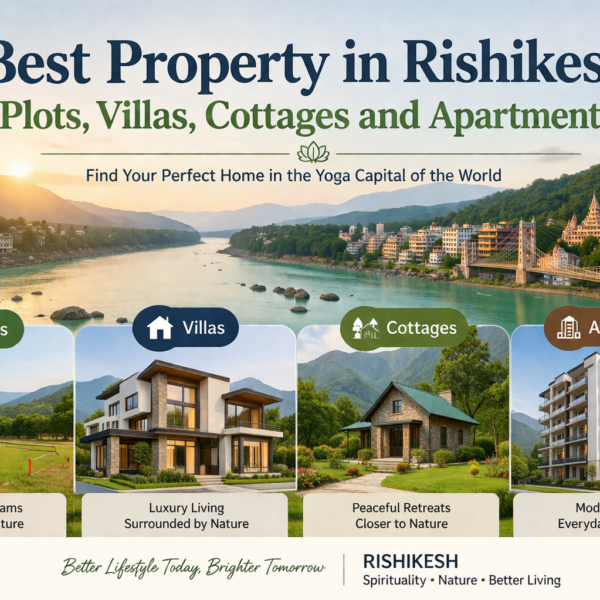 The Best Property in Rishikesh- Plots, Villas, Cottages and Apartments