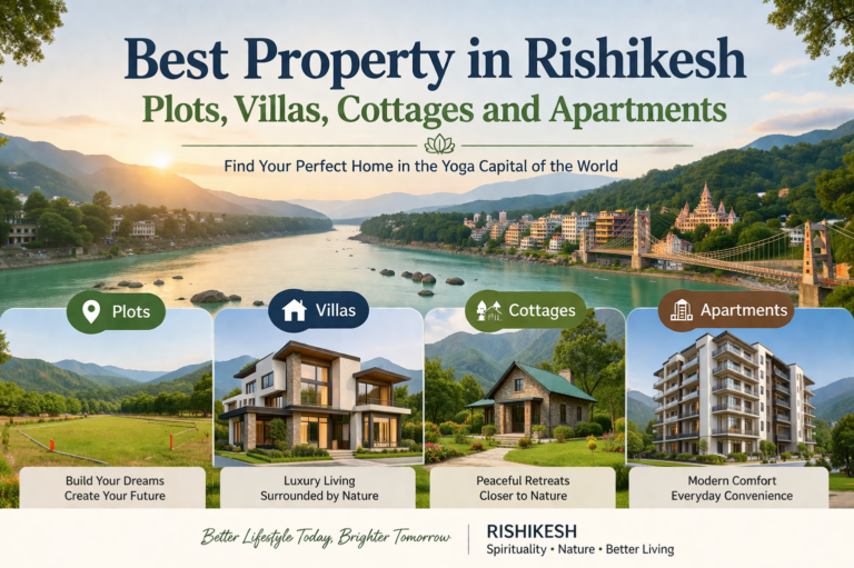 The Best Property in Rishikesh- Plots, Villas, Cottages and Apartments