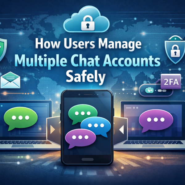 Secure chat account management