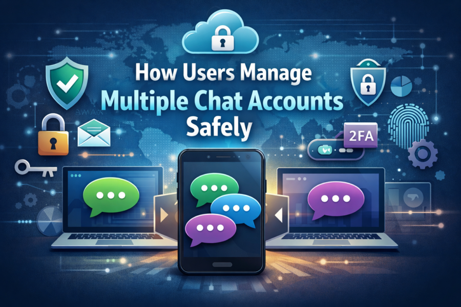 Secure chat account management