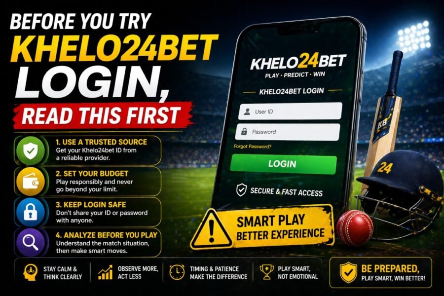 Before You Try Khelo24bet Login, Read This First
