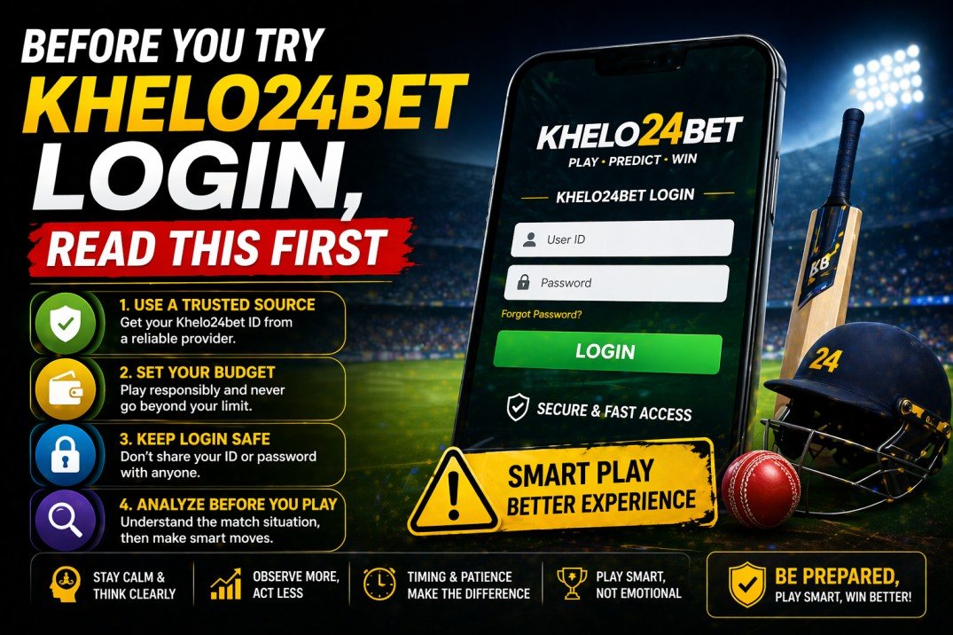 Before You Try Khelo24bet Login, Read This First