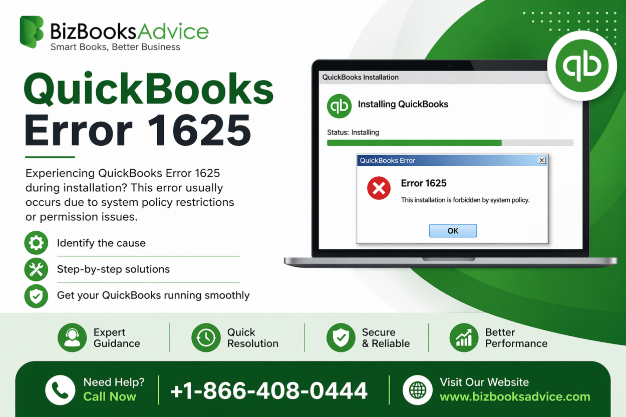 QuickBooks Error 1625