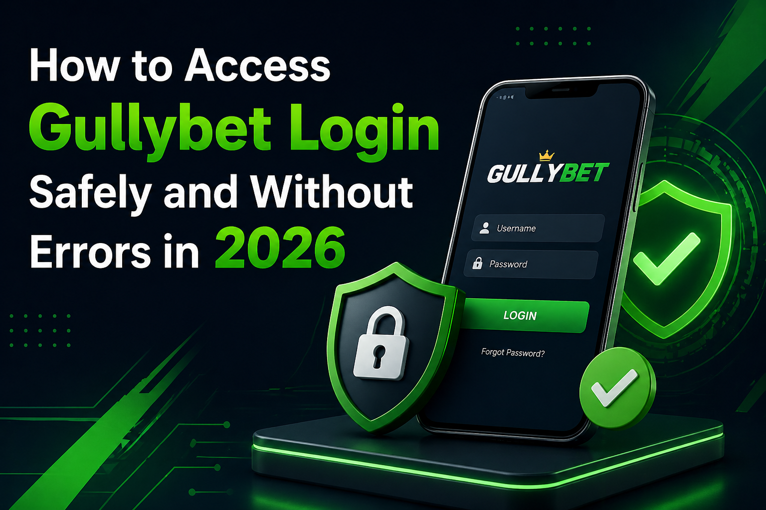 Secure Gullybet login banner