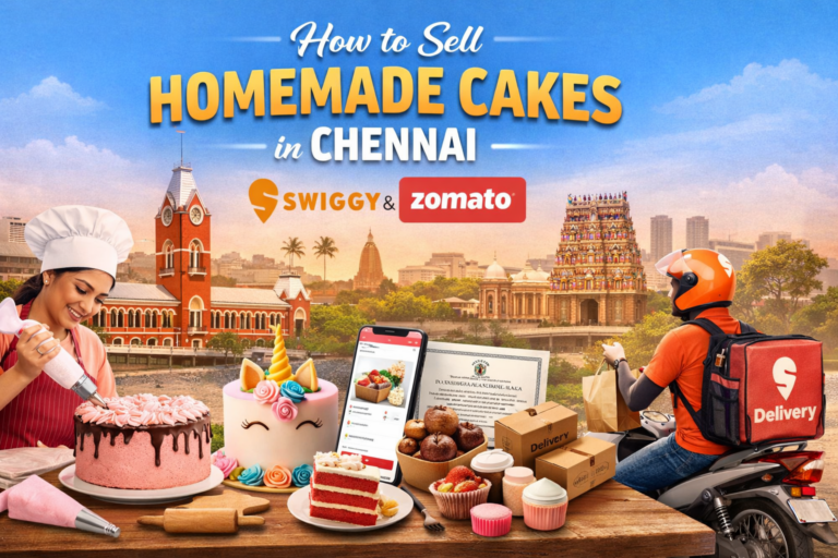 How to Sell Homemade Cakes in Chennai on Swiggy and Zomato