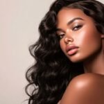 Natural hairline on a lace frontal wig.