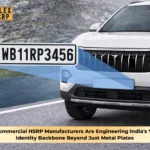 Commercial HSRP manufacture in India