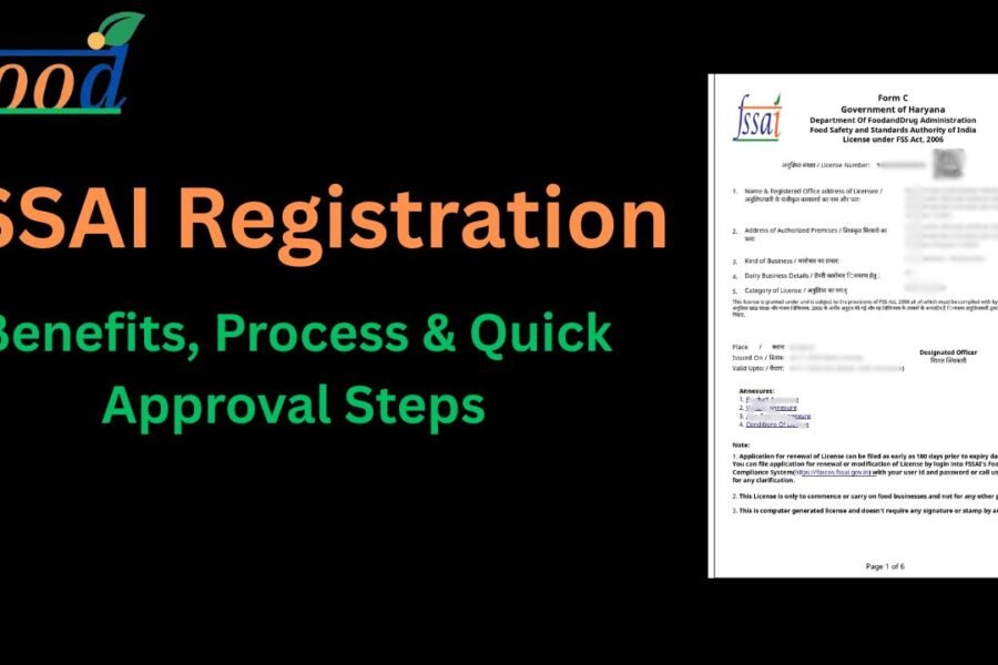 FSSAI Registration Benefits, Process & Quick Approval Steps