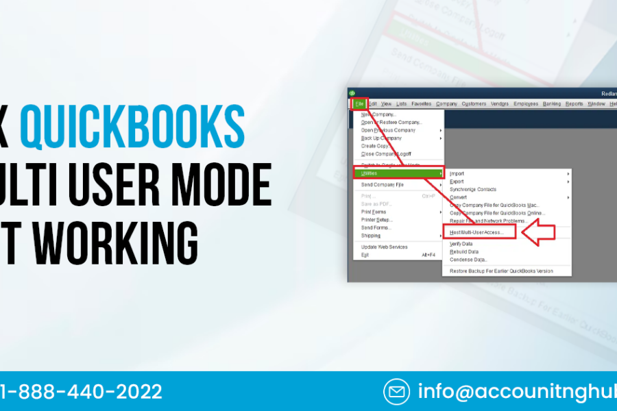 quickbooks multi user mode not working
