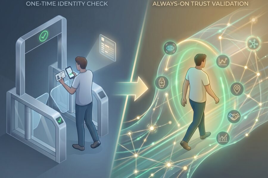 From One-Time Digital Identity Checks to Always-On Trust Validation