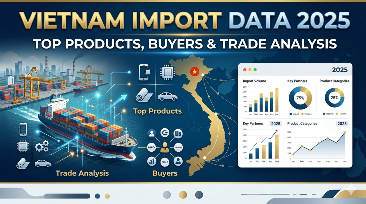 Vietnam Import Data 2025: Top Products, Buyers & Trade Analysis
