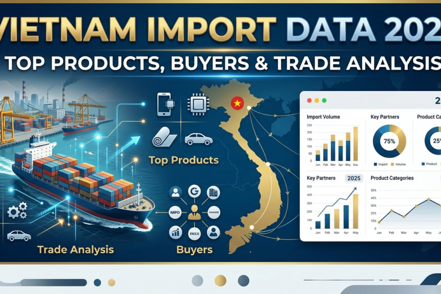 Vietnam Import Data 2025: Top Products, Buyers & Trade Analysis