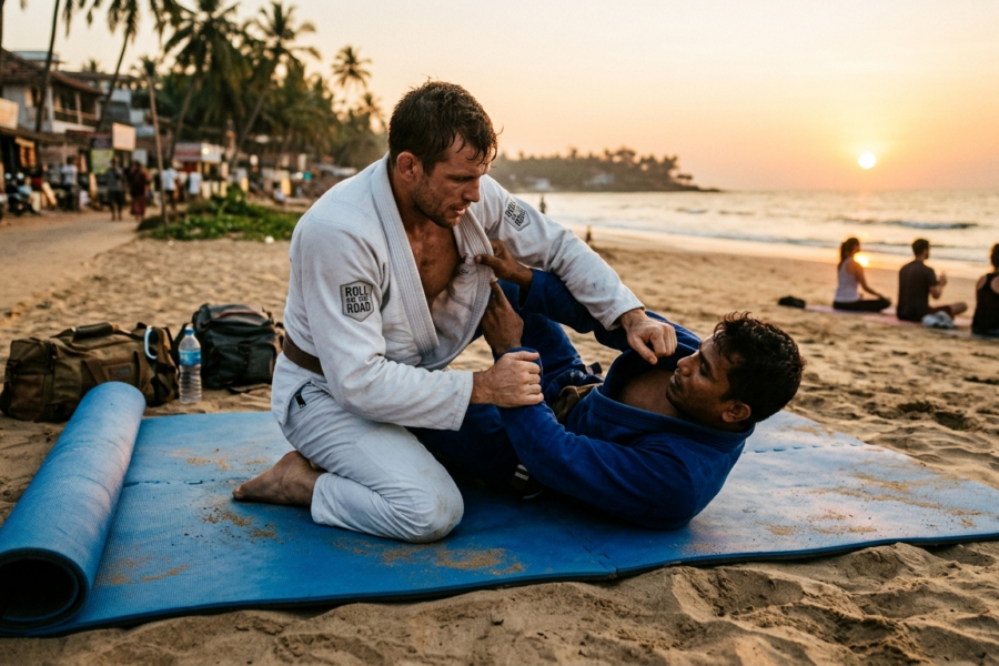 How to Train BJJ While Traveling to Stay Sharp and Roll on the Road