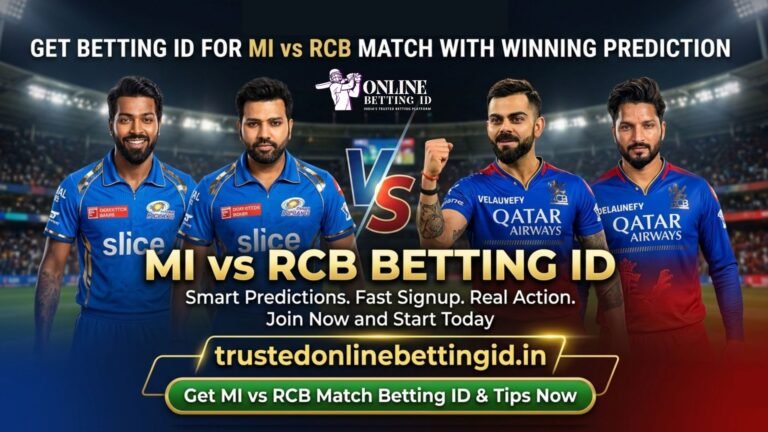 Best platform to get MI vs RCB betting ID and winning match predictions