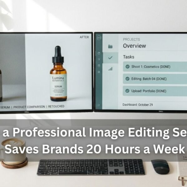 How a Professional Image Editing Service Saves Brands 20 Hours a Week