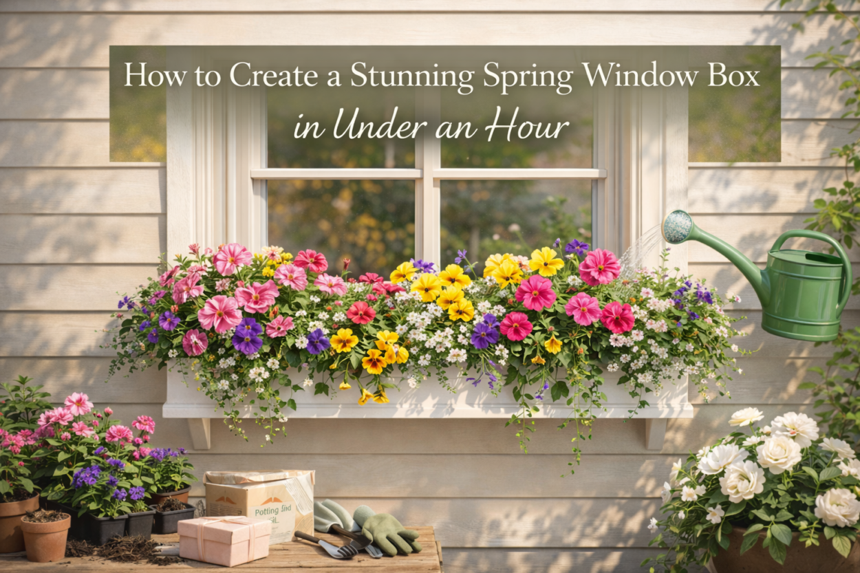 How to Create a Stunning Spring Window Box in Under an Hour