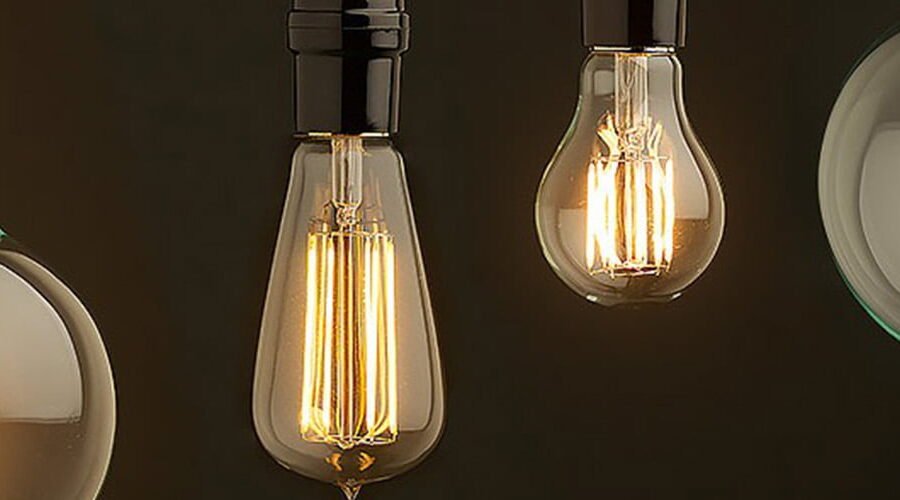 Lighting with T6 DC Filament LED Bulbs