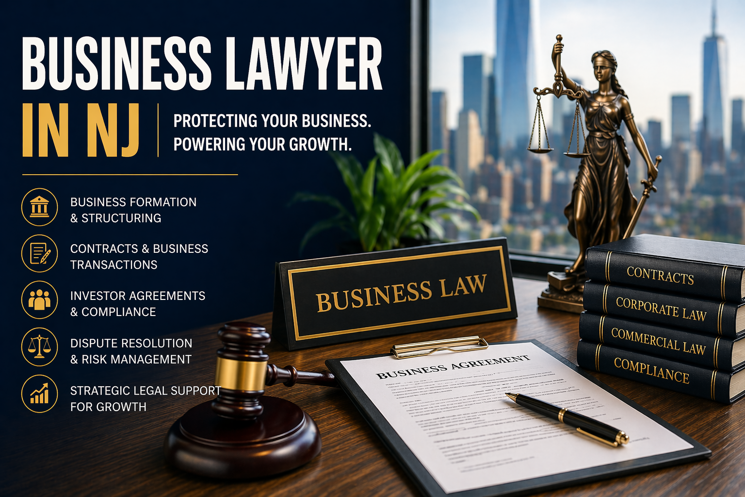 New Jersey Business Law Office: Protecting, Structuring & Scaling Your Business with Confidence