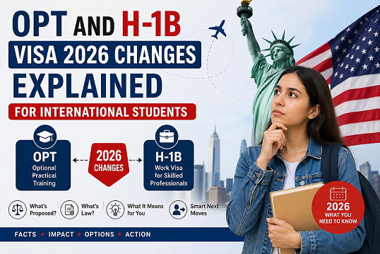 OPT and H-1B visa 2026 changes explained for international students
