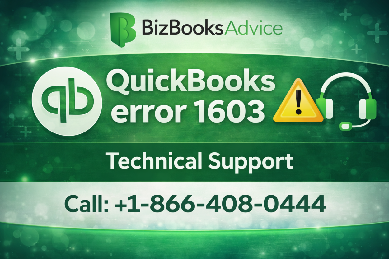 QuickBooks Error 1603