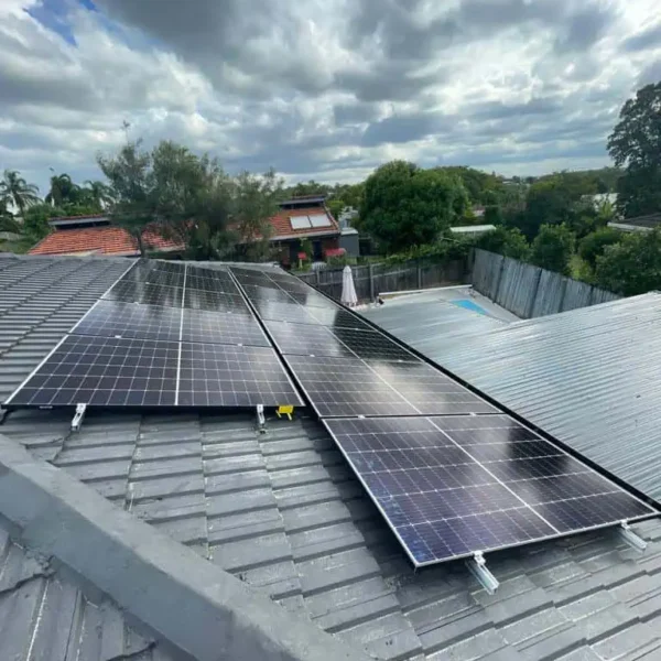 Solar battery installation