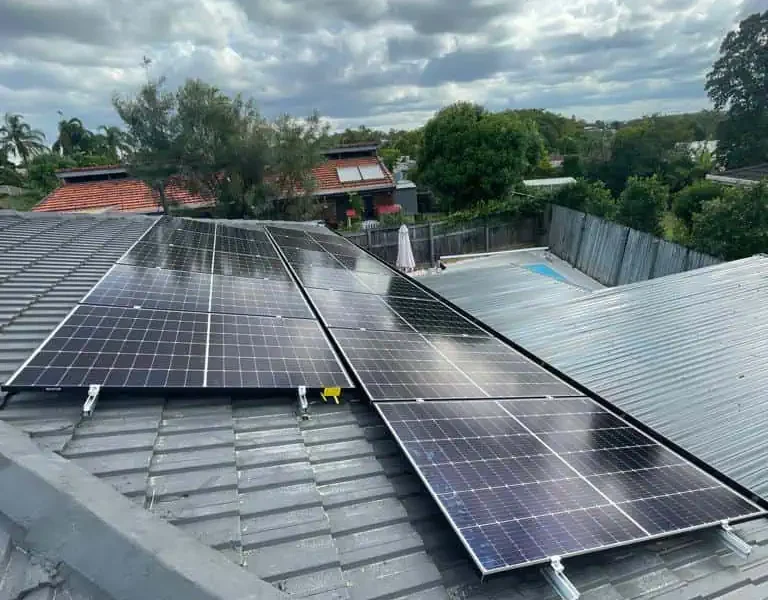 Solar battery installation