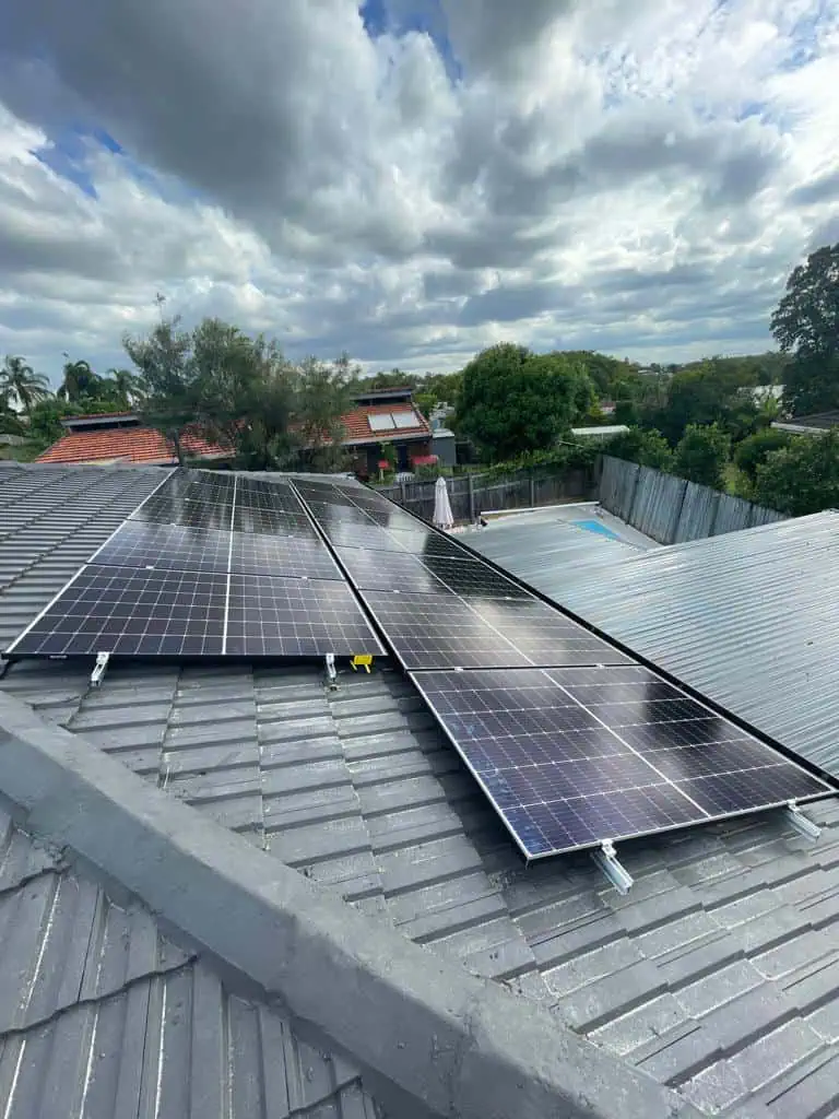 Solar battery installation