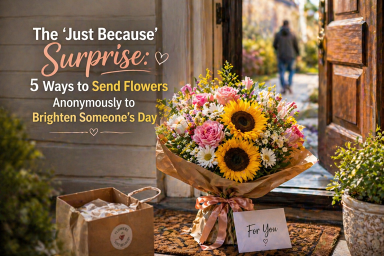 The "Just Because" Surprise: 5 Ways to Send Flowers Anonymously to Brighten Someone’s Day