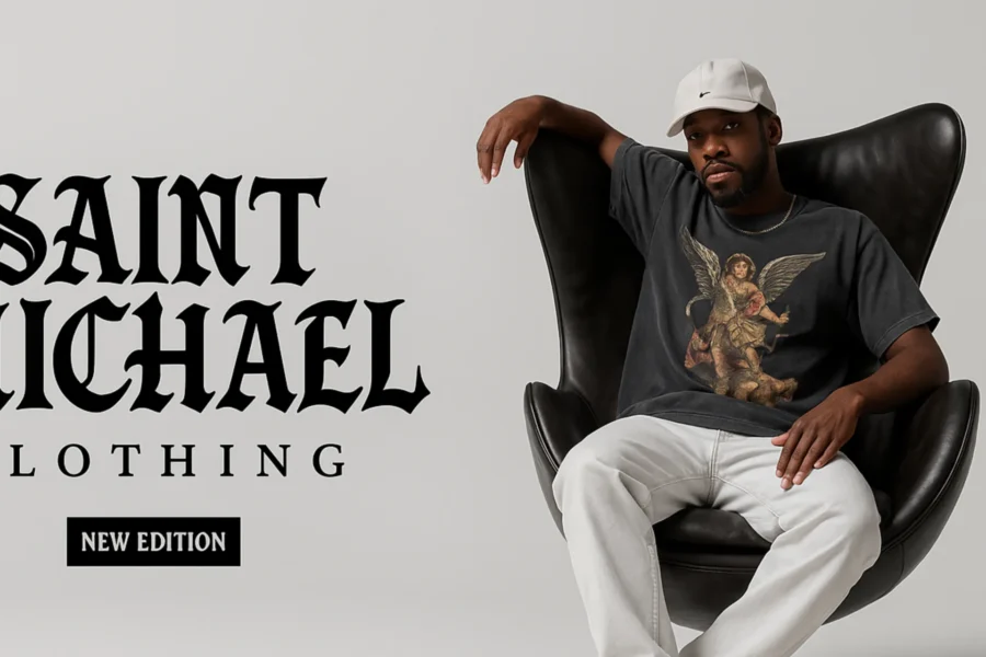 Define Aesthetic Browse Saint Michael Shirt