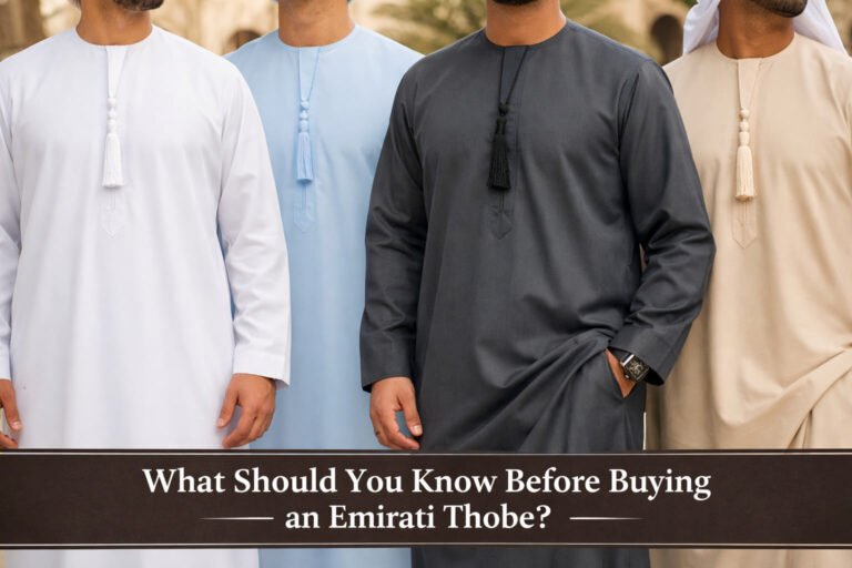 What Should You Know Before Buying an Emirati Thobe