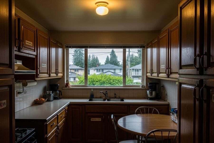 Small kitchens feel cramped in Burnaby homes
