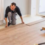 Wooden flooring tile