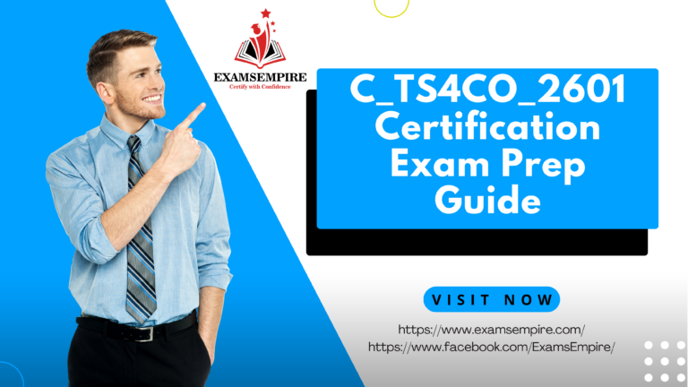 C_TS4CO_2601 SAP Certification Exam Preparation Guide