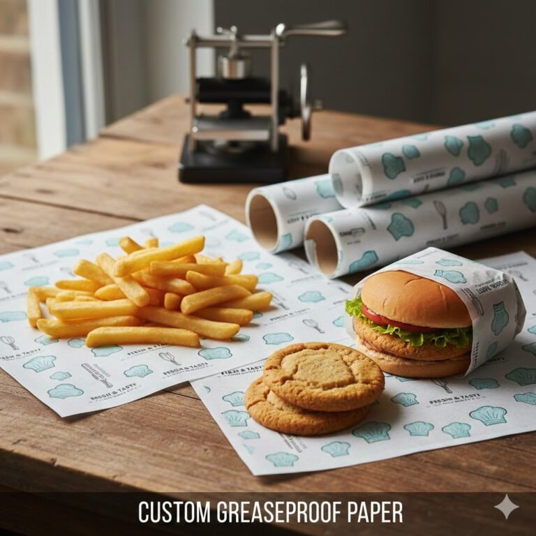 custom printed greaseproof paper