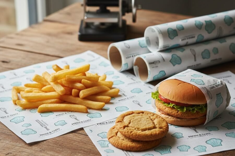 custom printed greaseproof paper