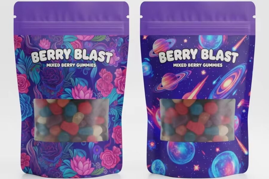 edible gummy mylar bags