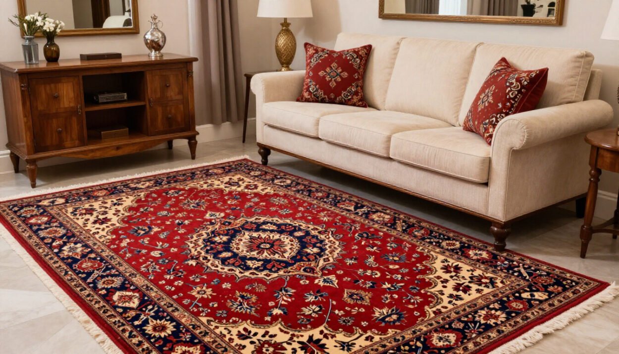 Silk Carpets for Living Room