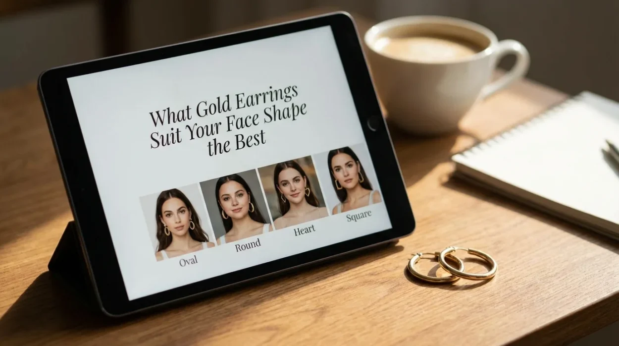 What Gold Earrings Suit Your Face Shape the Best