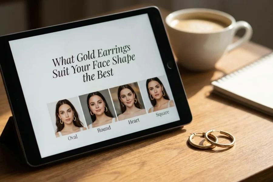 What Gold Earrings Suit Your Face Shape the Best