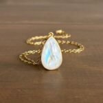 moonstone gem necklace