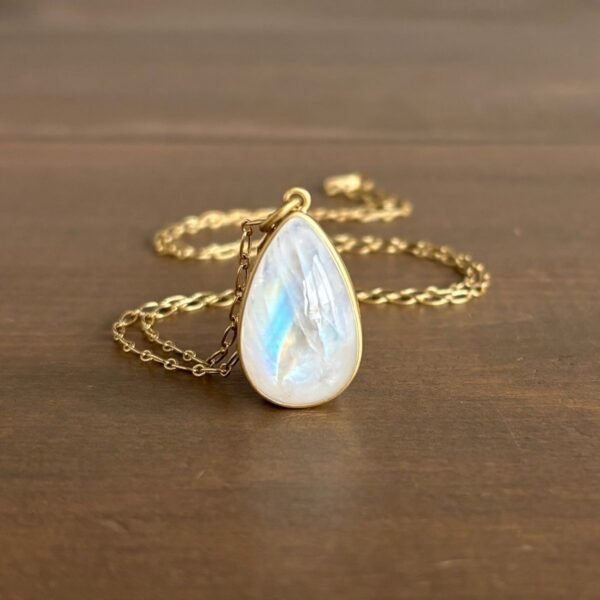 moonstone gem necklace