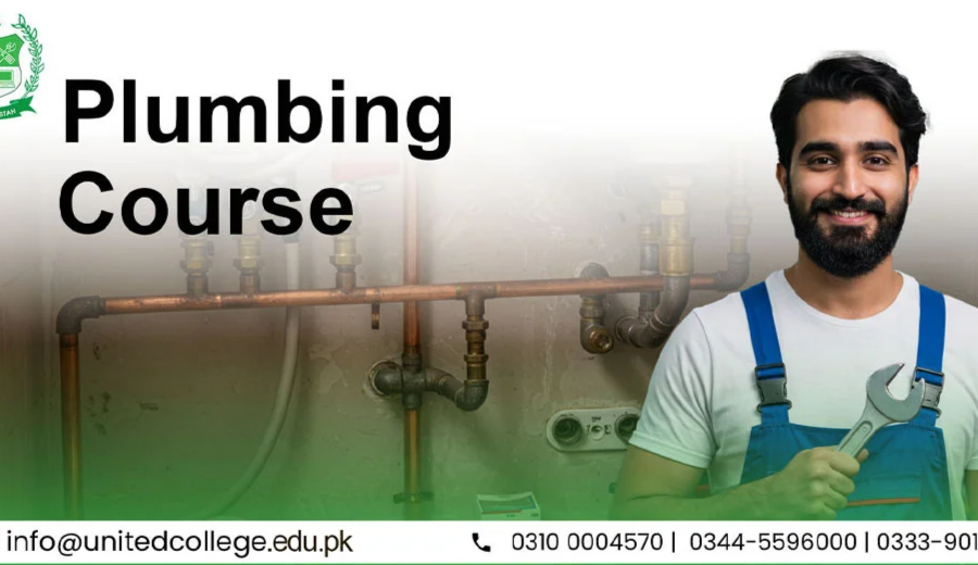 Man in green coveralls holding wrenches, standing confidently against a green backdrop with construction imagery.