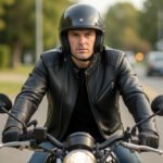 motorcycle leather jacket