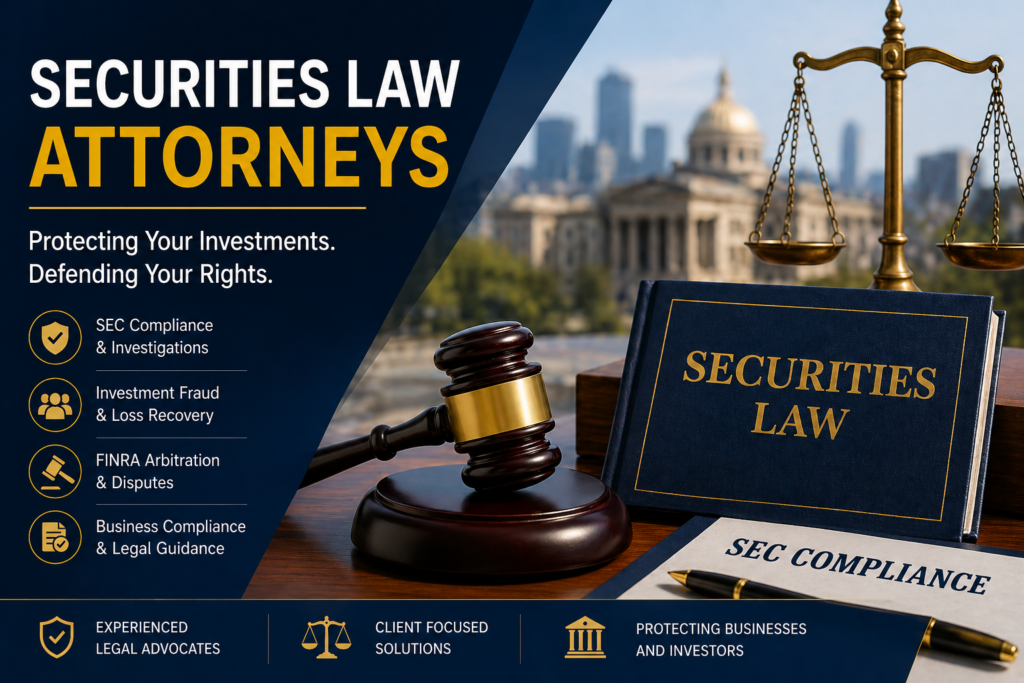 Securities Law Attorneys in New Jersey
