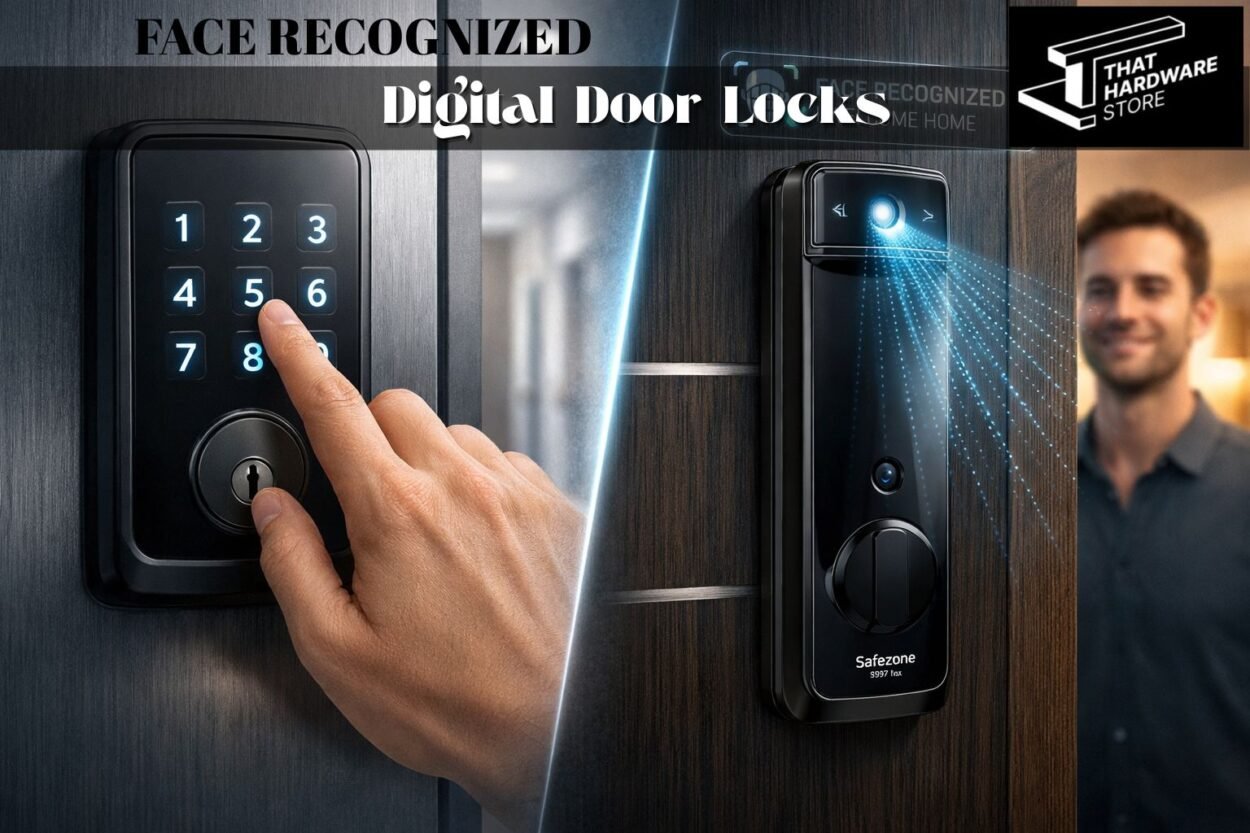 Smart door lock face recognition technology