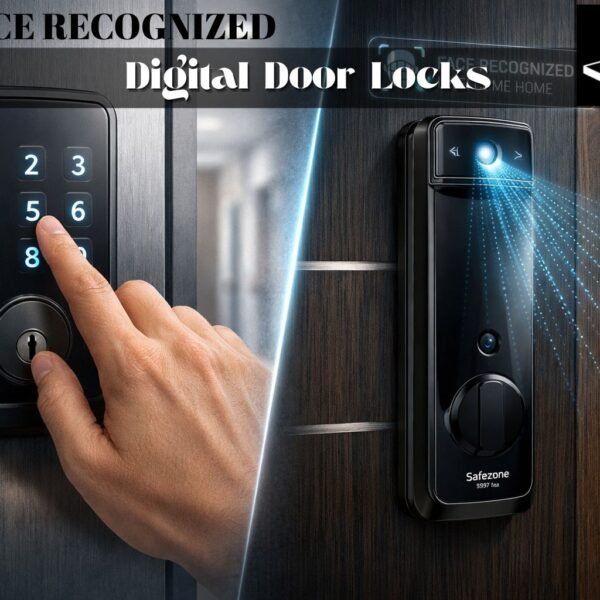 Smart door lock face recognition technology